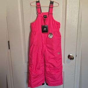 Sz 4/5 ZeroXposur Pink Snow Bib Overalls